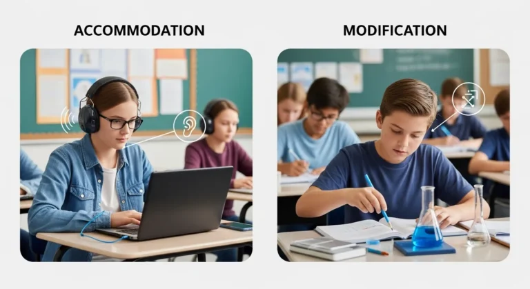 Difference Between Accommodation and Modification