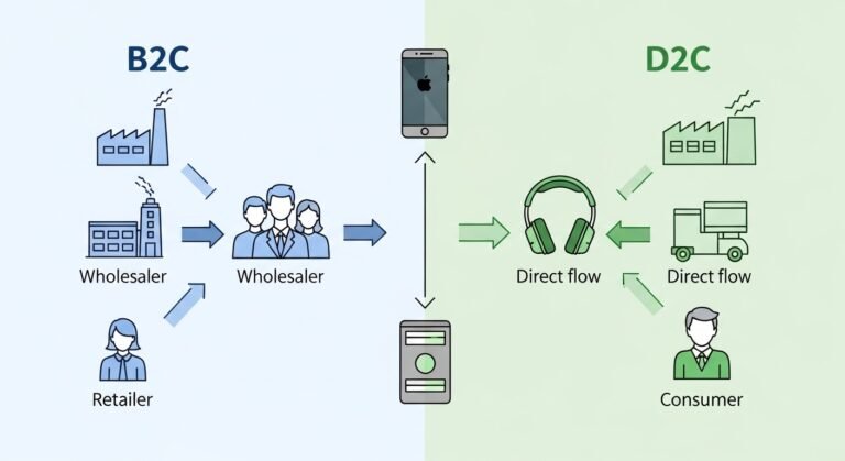 Difference Between B2C and D2C (Easy Guide for Kids
