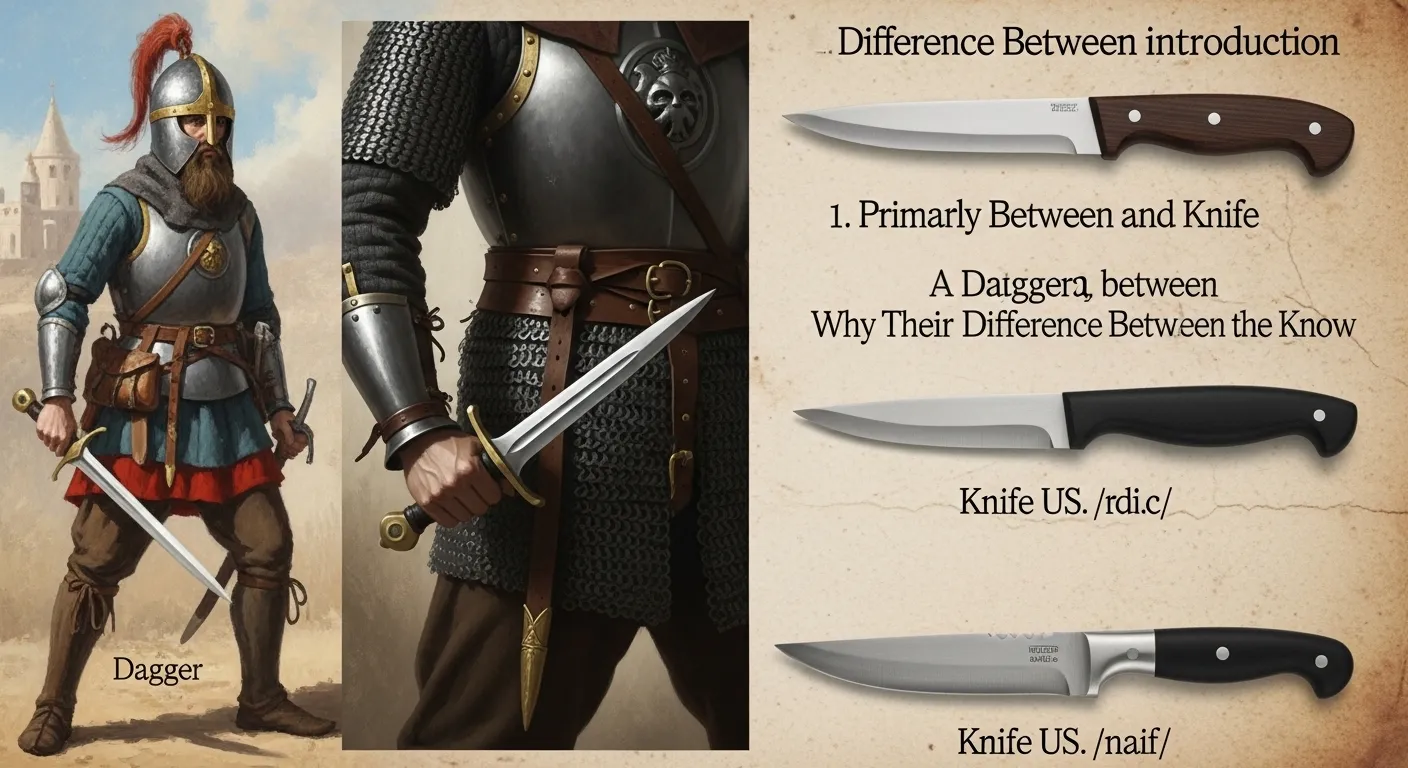 Difference Between Dagger and Knife