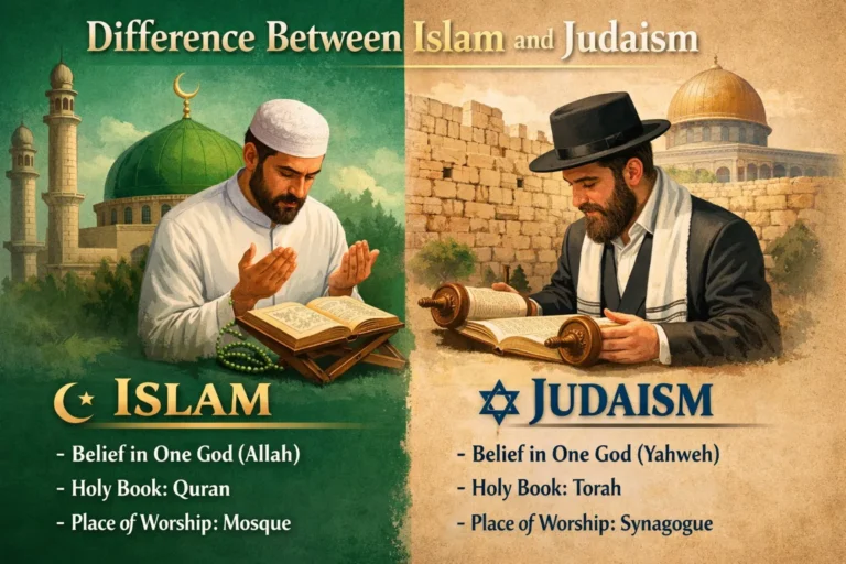 Difference Between Islam and Judaism