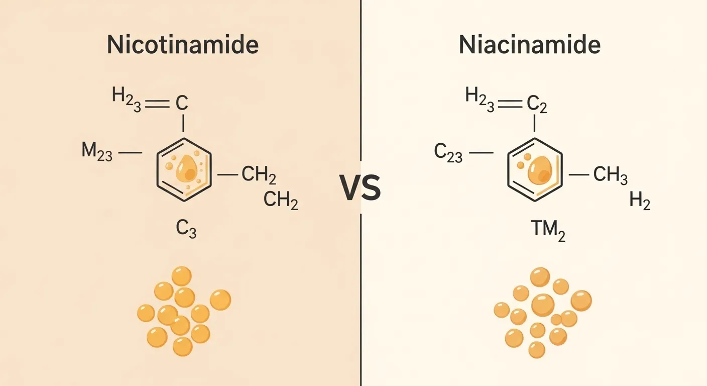 Difference Between Nicotinamide and Niacinamide