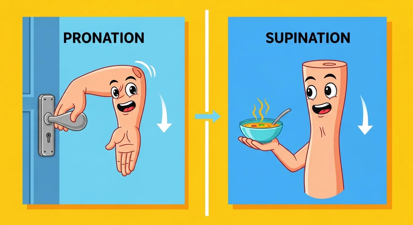 Difference Between Pronation and Supination