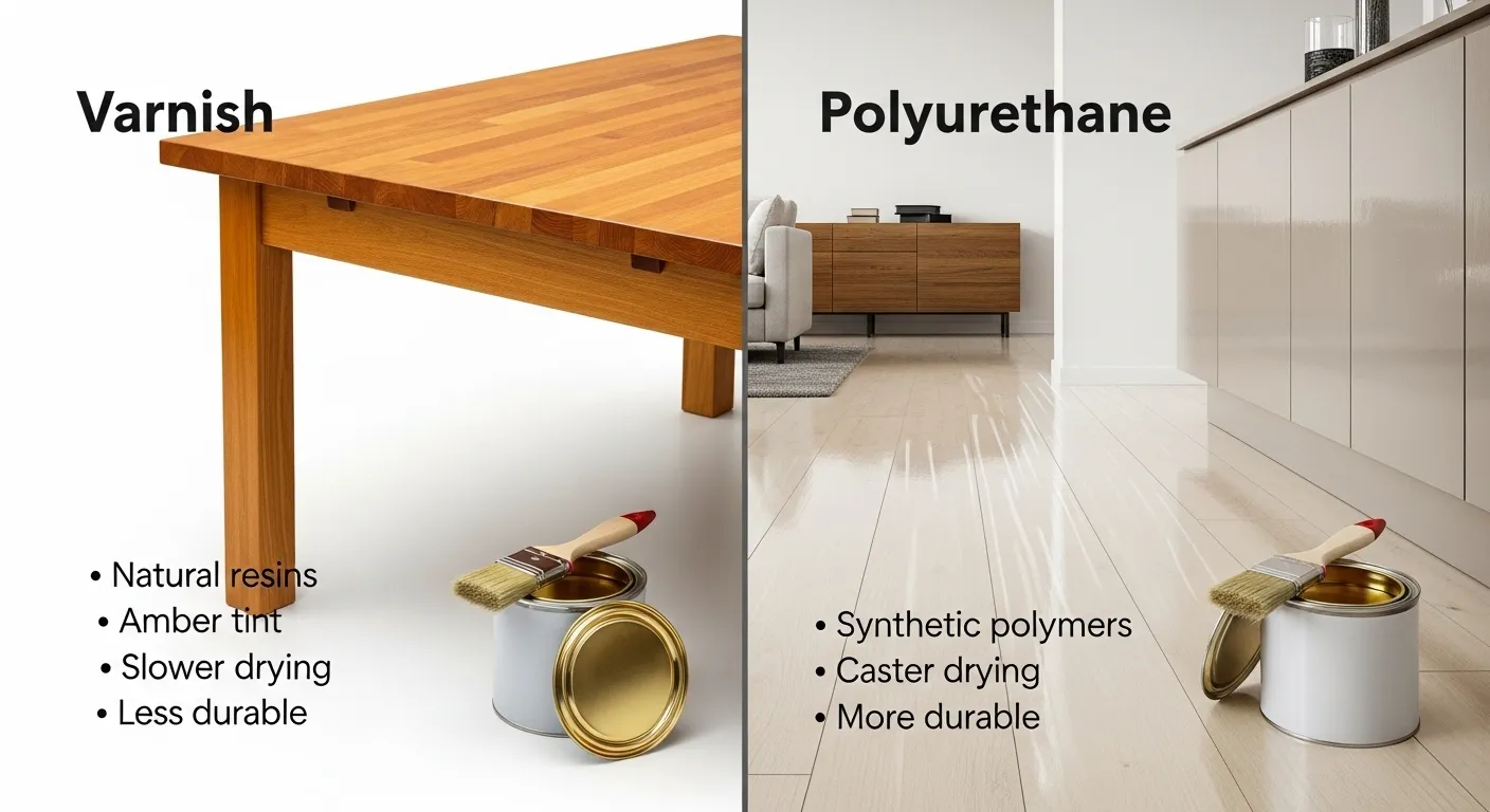 Difference Between Varnish and Polyurethane