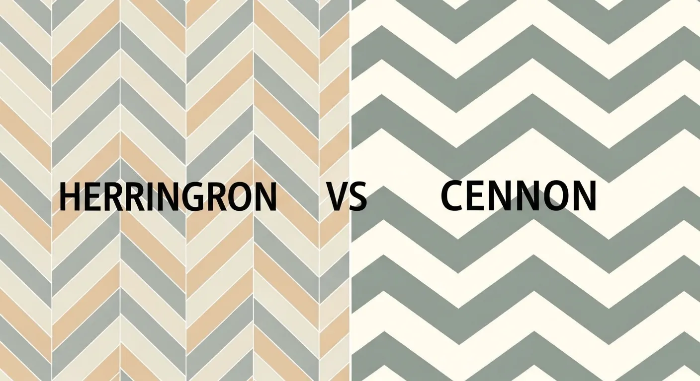 Difference Between Herringbone and Chevron