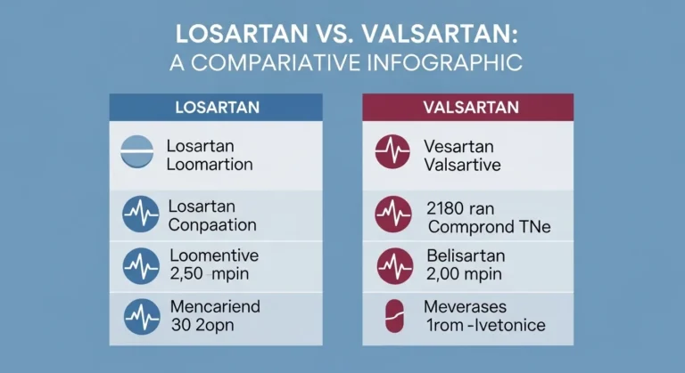 difference between losartan and valsartan