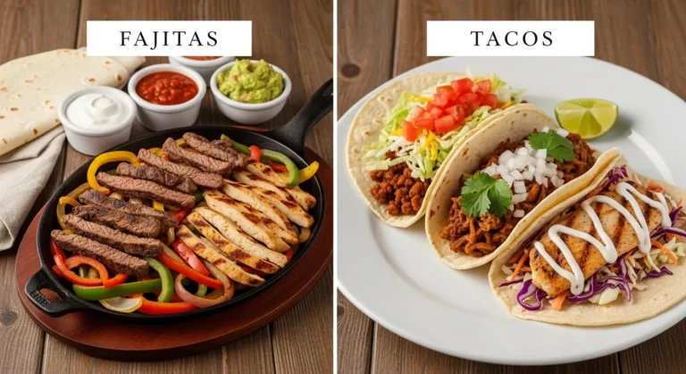 Difference Between Fajitas and Tacos