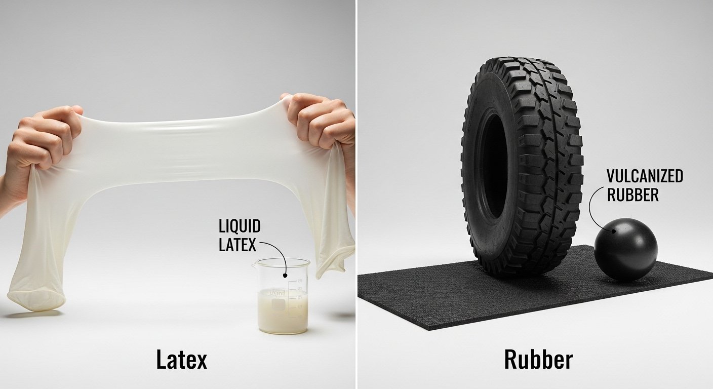 Difference Between Latex and Rubber