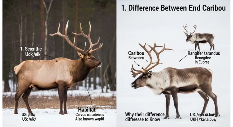 Difference Between Elk and Caribou