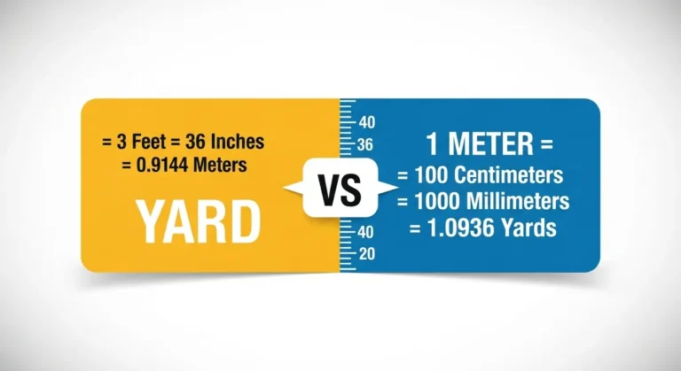 Difference Between Yards and Meters
