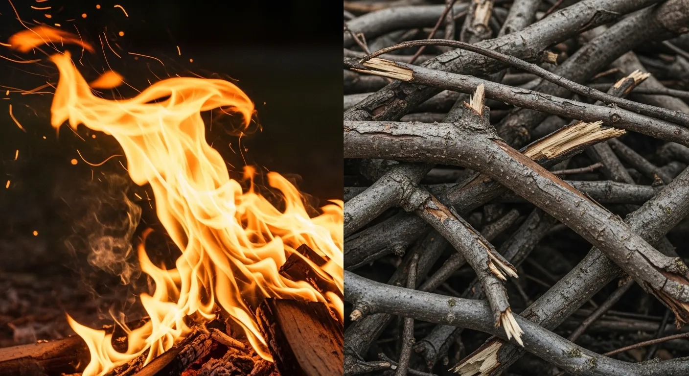 Difference-Between-Fire-and-Sticks