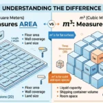 Difference Between m² and m³