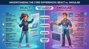 Difference-Between-React-and-Angular